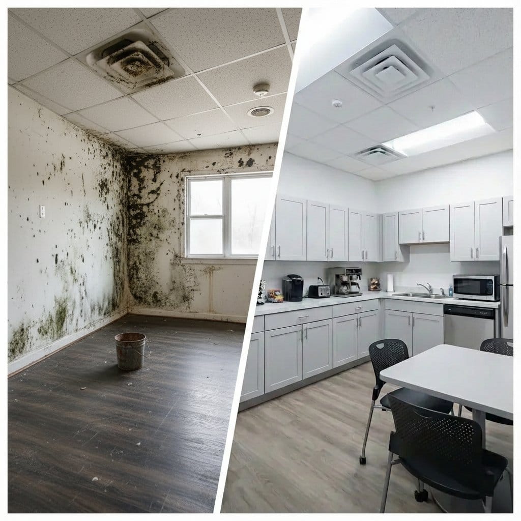 Mold Inspection & Moisture Assessment restoration β home kitchen of colonial residence in Saddle River, NJ